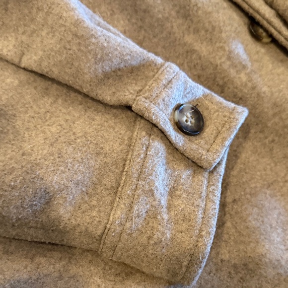 Banana Republic Men's Light Brown Shirt Jacket size L new condition - Picture 4 of 11